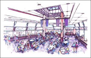 boceto -centro comercial
